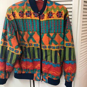 Colorful bomber jacket